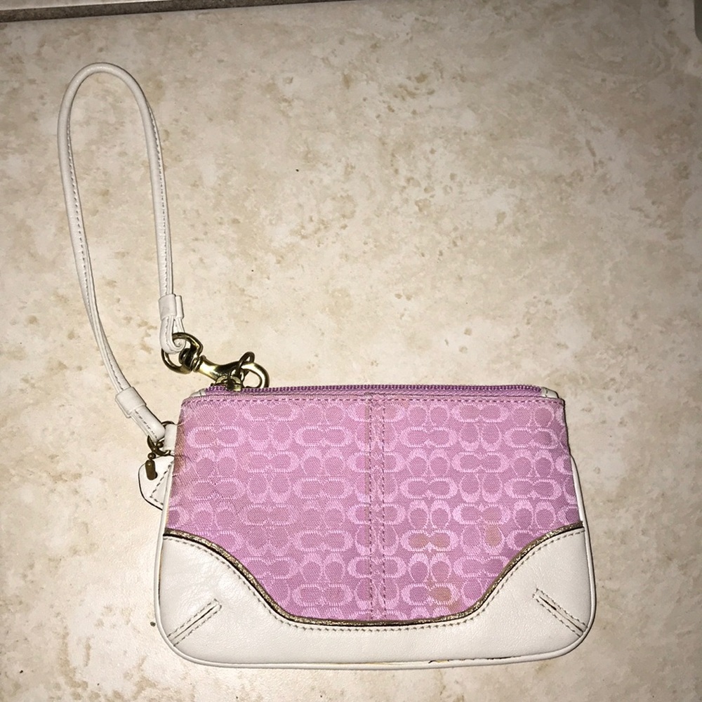 Coach Pink Wristlet